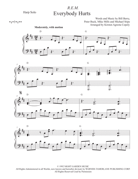 Everybody Hurts (arr. Kirsten Agresta Copely)