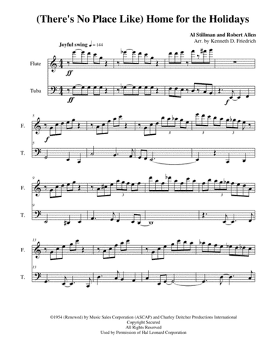 (There's No Place Like) Home For The Holidays (arr. Kenneth D. Friedrich)
