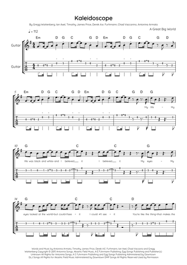Kaleidoscope (arr. Arr. MDS)