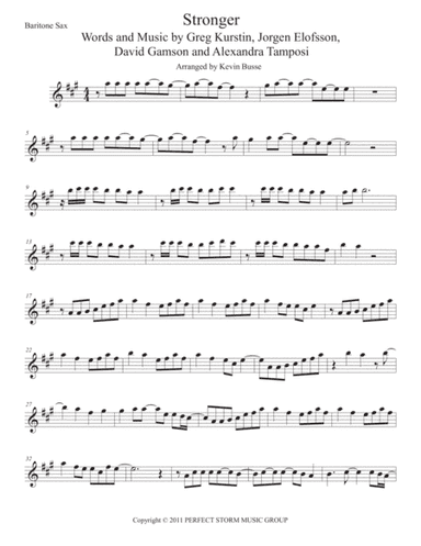 Stronger (What Doesn't Kill You) (arr. Kevin Busse)