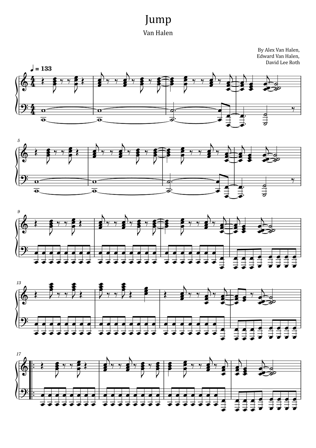 Jump (arr. poon)