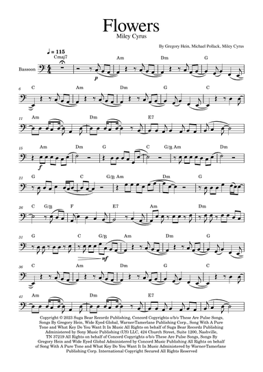 Flowers (arr. Golden Skull Editions)