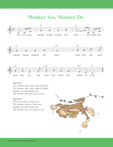 Monkey See, Monkey Do (arr. Hal Wright)