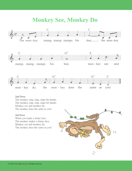 Monkey See, Monkey Do (arr. Hal Wright)