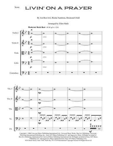 Livin' On A Prayer (arr. Ellen Harle)