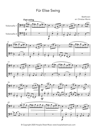 Für Elise Swing (arr. Christian Morris)