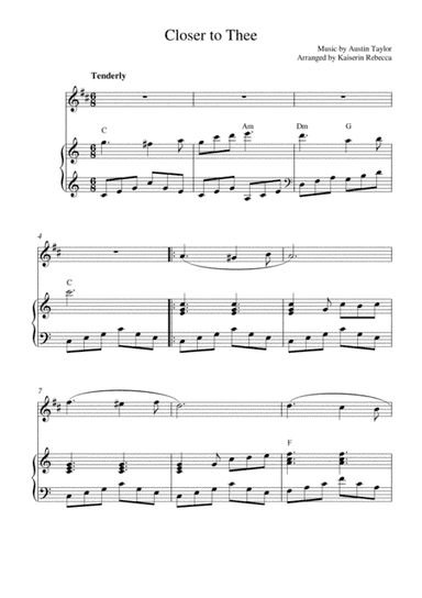 Closer to Thee (arr. Kaiserin Rebecca)