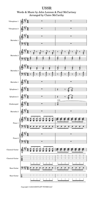 Back In The Ussr (arr. Claire McCarthy)