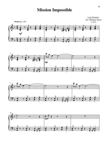 Mission: Impossible Theme (mission Accomplished) (arr. Michael Taro)