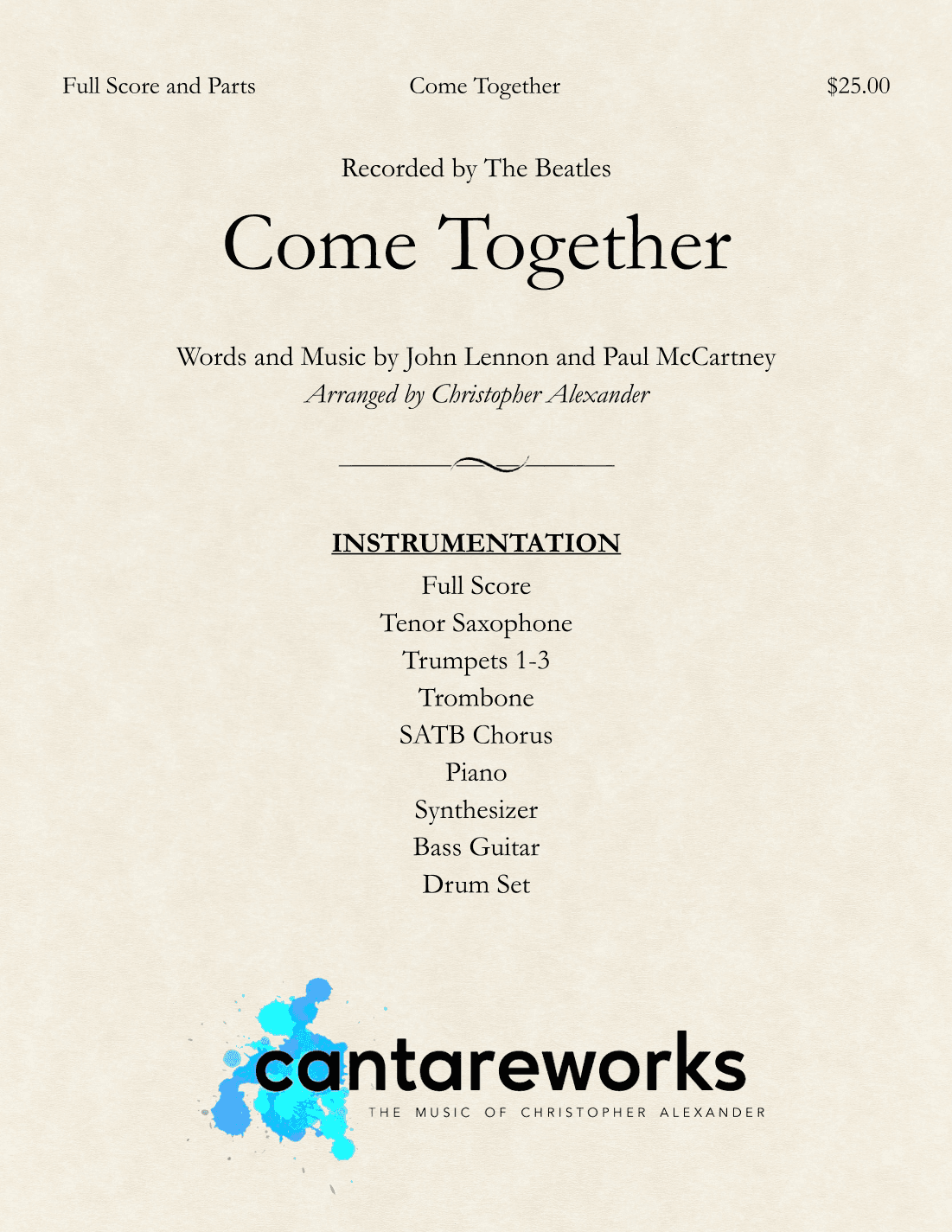 Come Together (arr. Christopher Alexander)