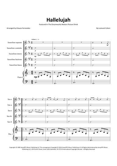 Hallelujah (arr. Glauco Fernandes)