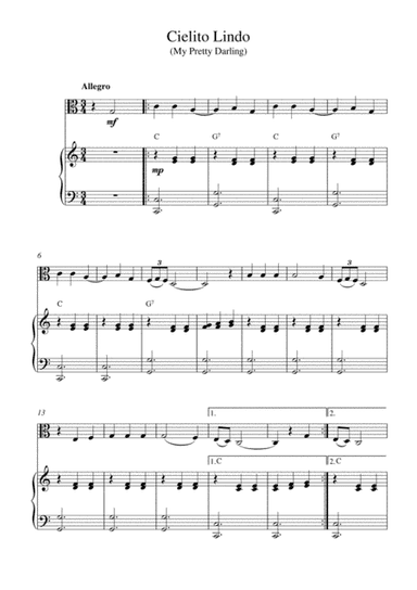 Cielito Lindo (My Pretty Darling) (arr. Kaiserin Rebecca)