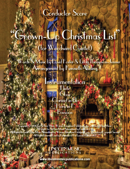 Grown-Up Christmas List (arr. Kenneth Abeling)