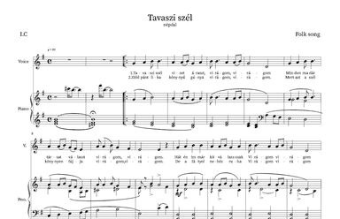 Tavaszi szél vizet áraszt (arr. I.C)