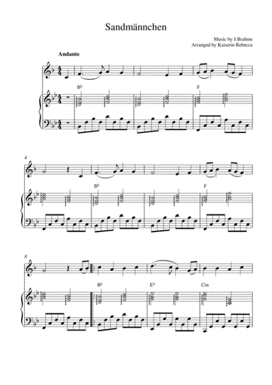 Sandmännchen (arr. Kaiserin Rebecca)