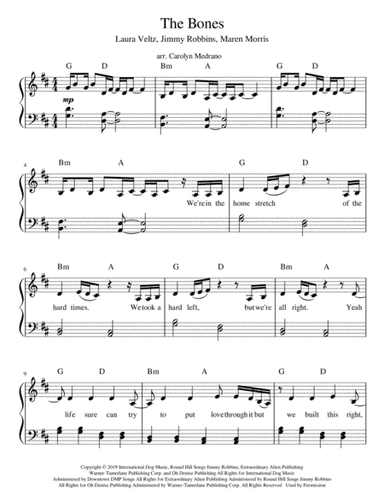 The Bones (arr. Carolyn Medrano)