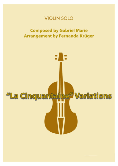 "La Cinquantaine" Variations (arr. Fernanda Krüger)