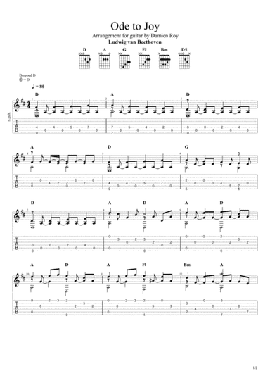 Ode to Joy (arr. Damien Roy)