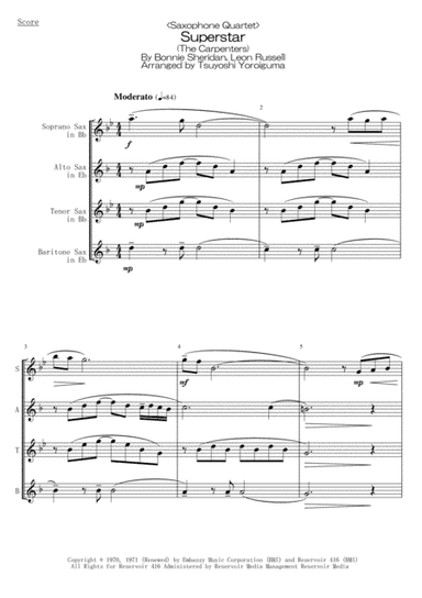 Superstar (arr. Tsuyoshi Yoroiguma)