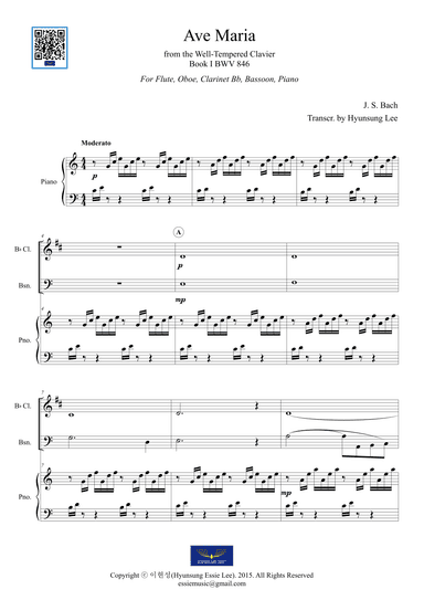 Ave Maria - Woodwinds&Pno (arr. Hyunsung Essie Lee)