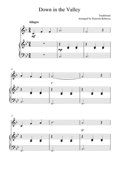 Down in the Valley (arr. Kaiserin Rebecca)