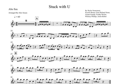 Stuck With U (arr. Alex Souza)