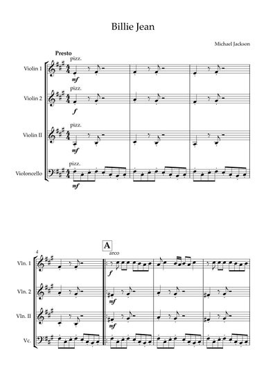 Billie Jean (arr. Lara Simpson)