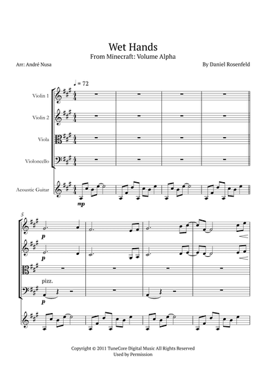 Wet Hands (arr. André Nusa)