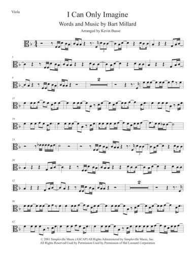 I Can Only Imagine (arr. Kevin Busse)