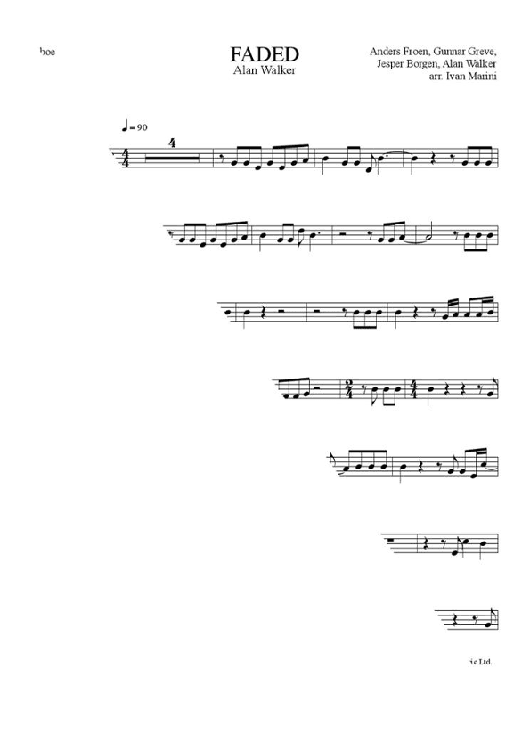 Faded (arr. Ivan Marini)