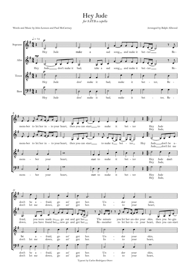 Hey Jude (arr. Ralph Allwood)