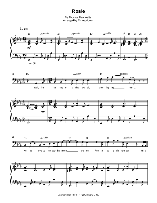 Rosie (arr. Tunescribers)