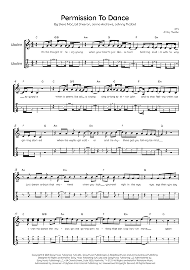 Permission To Dance (arr. Arr. Phoebe)