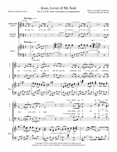 Jesus, Lover of My Soul (arr. Dean H Hamill)