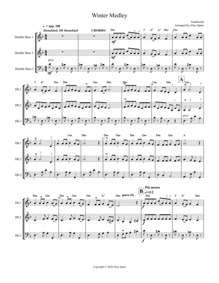Winter Medley (arr. Sparrow Press)