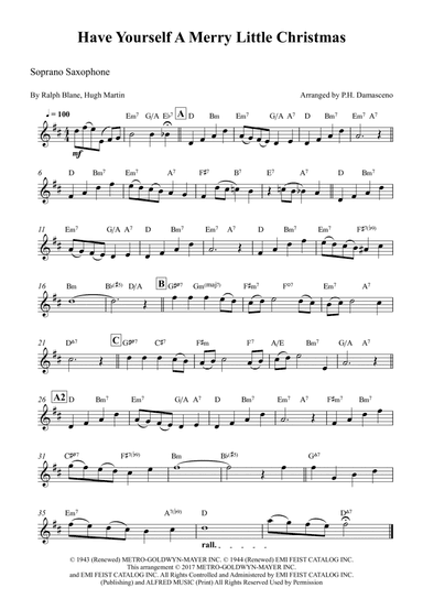 Have Yourself A Merry Little Christmas (arr. P.H. Damasceno)