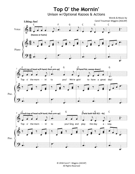 Top 'O the Mornin'