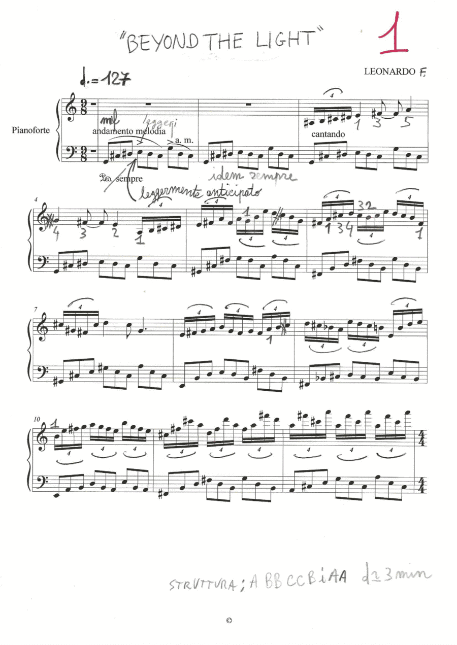 BEYOND THE LIGHT BY LEONARDO FIASCHETTI 2012