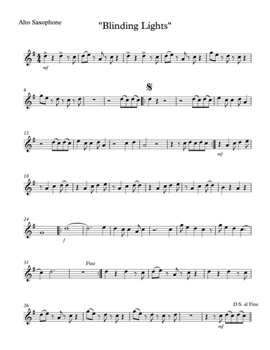 Blinding Lights (arr. SongBird Music)