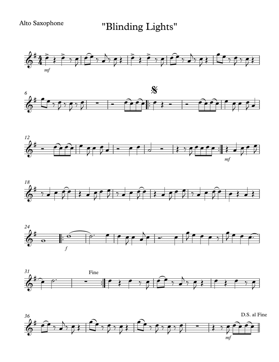 Blinding Lights (arr. SongBird Music)