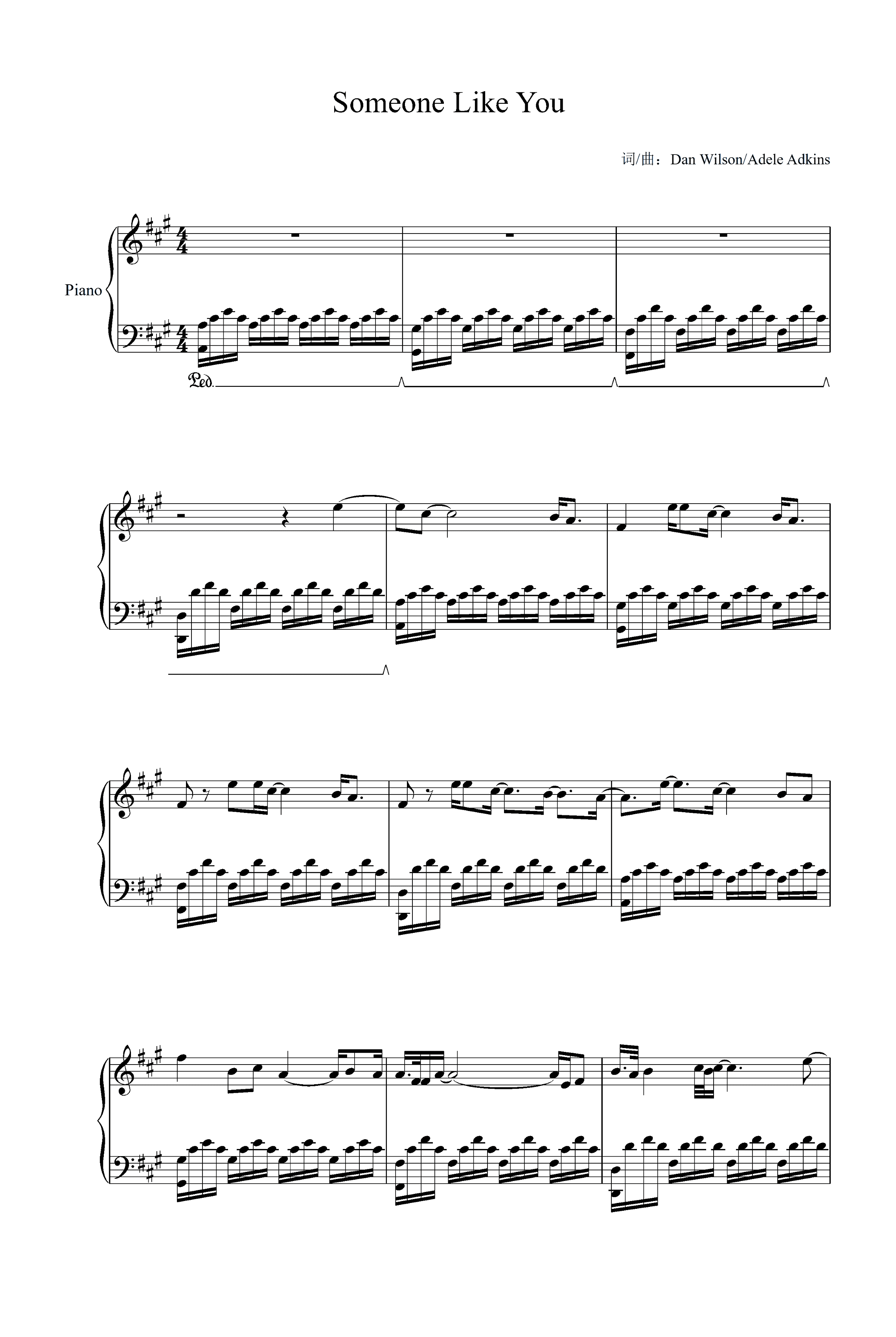 Someone Like You (arr. Adele Adkins)