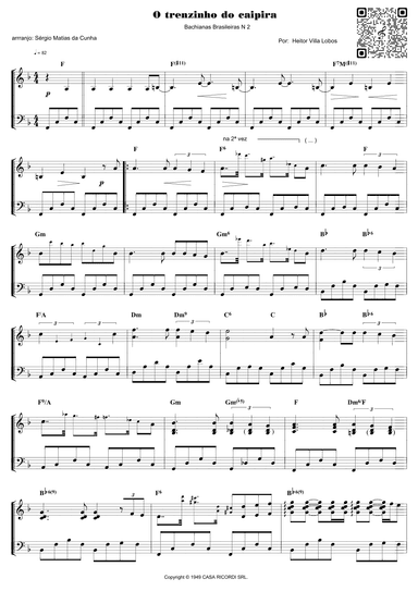 Bachianas Brasileiras N 2 (arr. Sérgio Matias da Cunha)