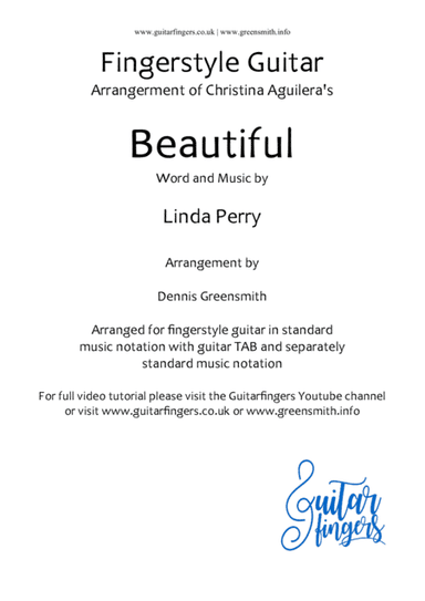 Beautiful (arr. Dennis Greensmith)