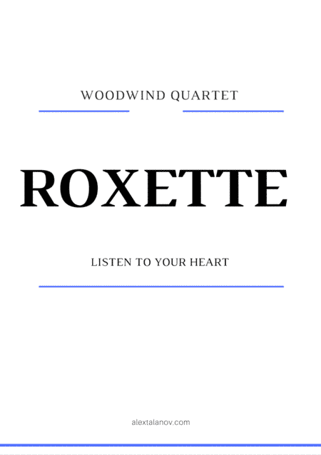 Listen To Your Heart (arr. Alex Talanov)