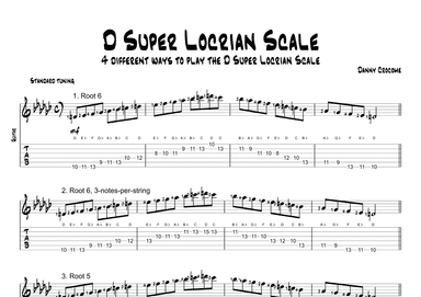 D Super Locrian Scale (4 Ways to Play)