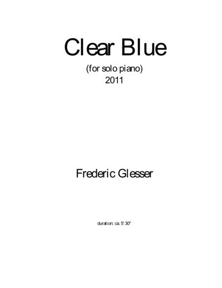 Clear Blue
