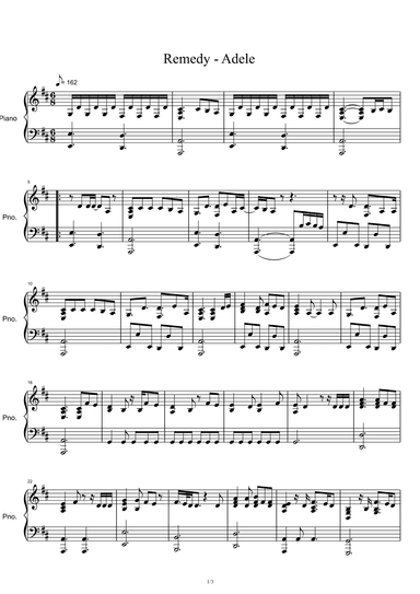 Remedy (arr. Adele Adkins)