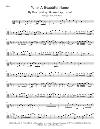 What A Beautiful Name (arr. Kevin Busse)