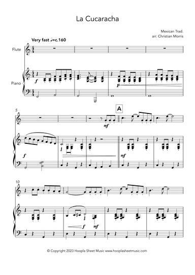 La Cucaracha (arr. Christian Morris)