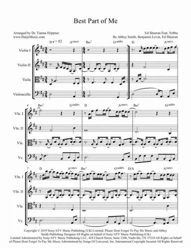Best Part Of Me (arr. Dr. Tianna Heppner)